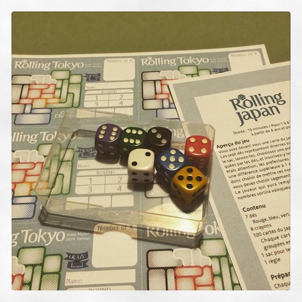 Qwixx VS Rolling Japan GeekLette