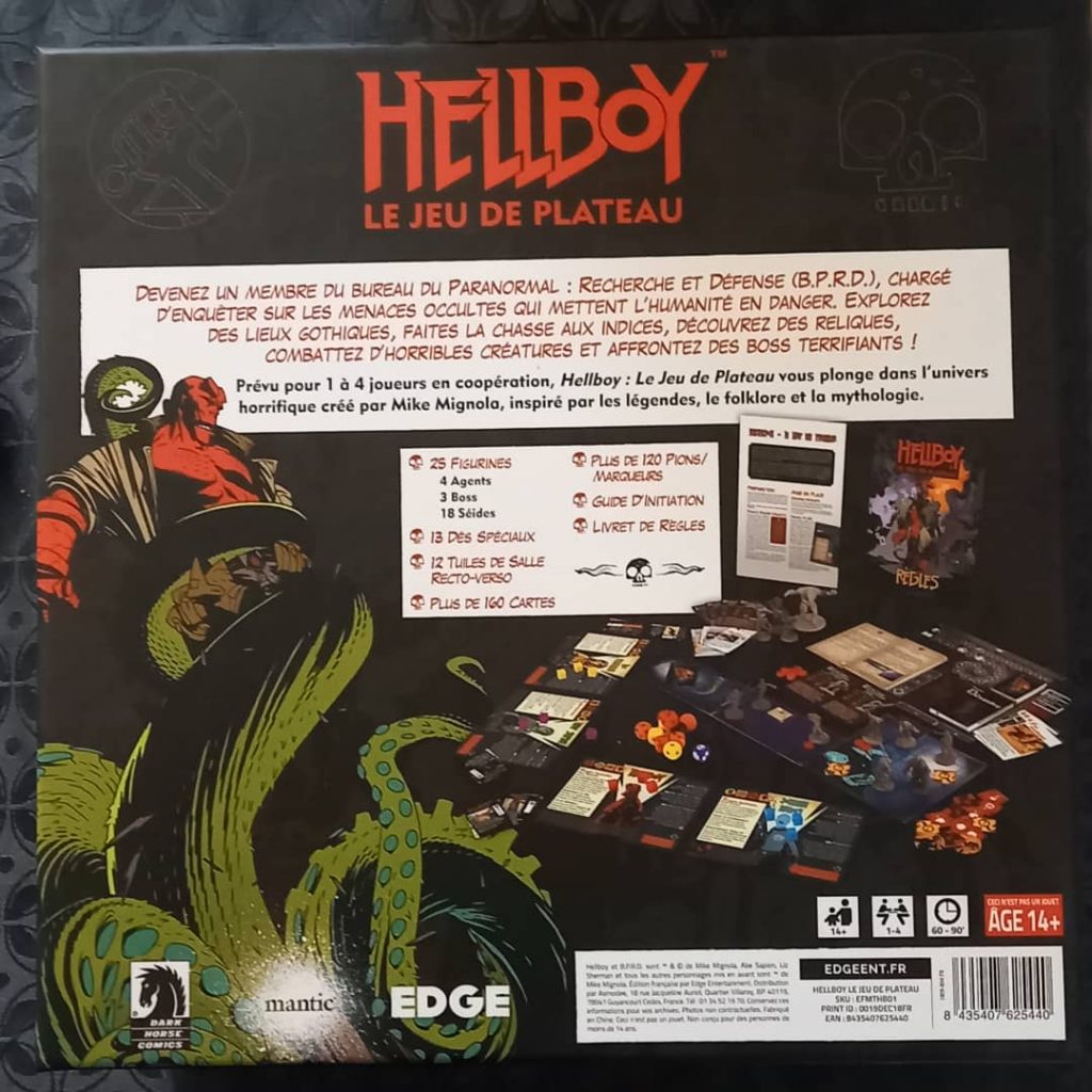 Le Jeu de PlateauArriverez-vous à déjouer les pièges machiavéliques Hellboy 