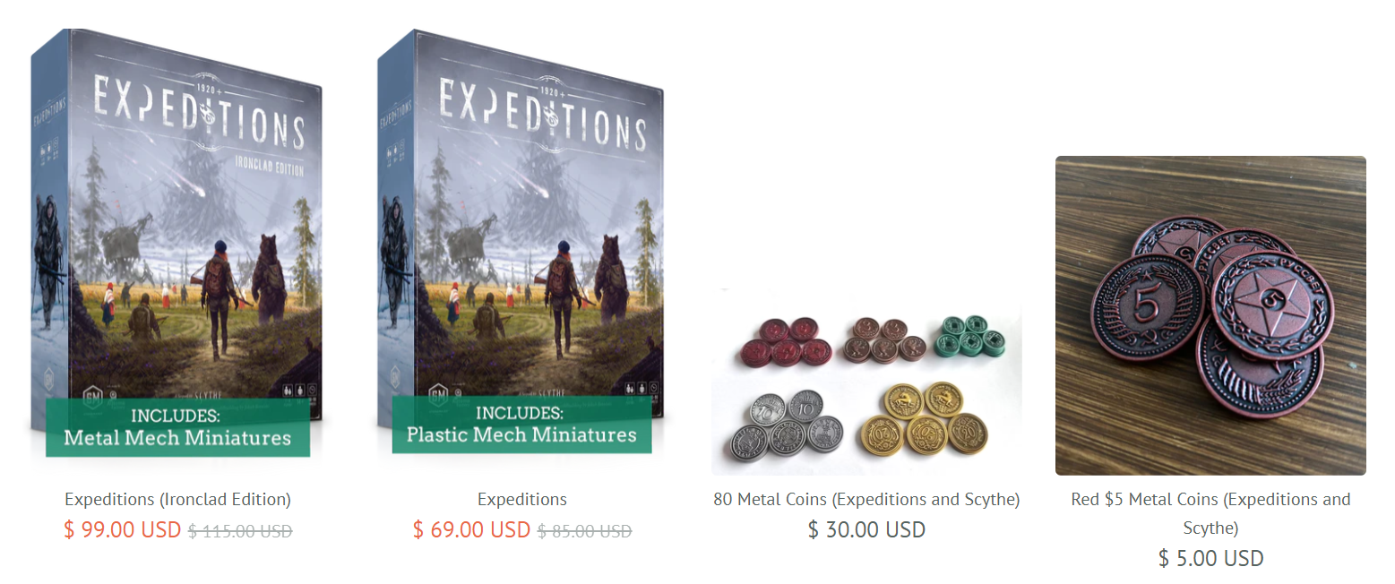 Expeditions- tarifs – goodies