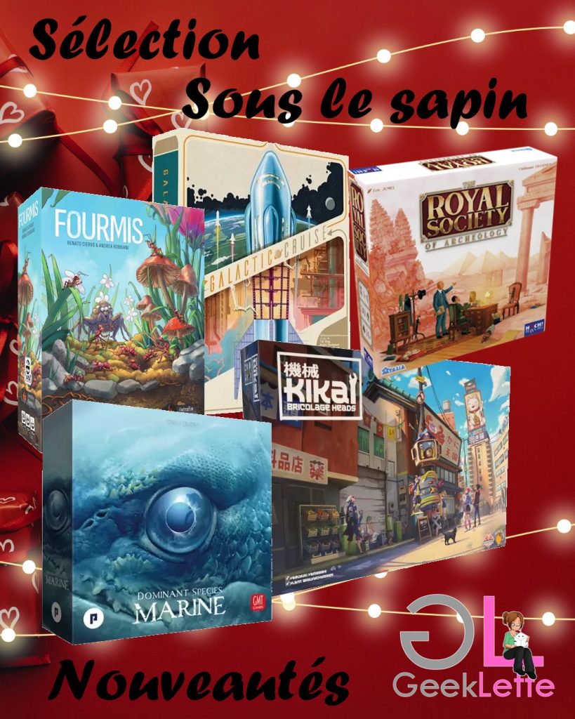 Des jeux de société à Noel ? Ou des cadeaux pour les joueurs ou des geeks ?
