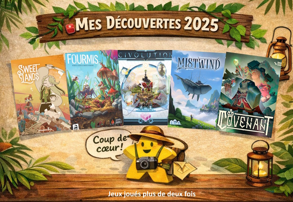 Bilan ludique 2025 du blog GeekLette et de BoardGame.fr