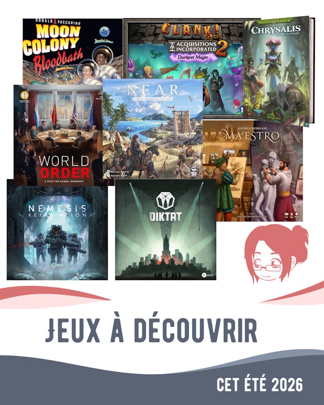 Jeux de société experts de l’été 2026 : la sélection des sorties que je surveille le plus